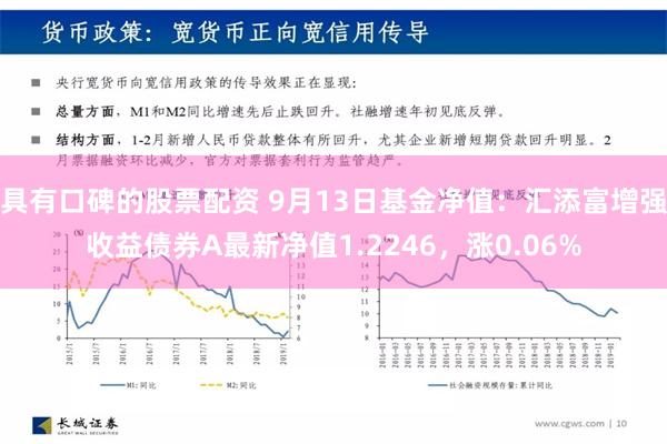 具有口碑的股票配资 9月13日基金净值：汇添富增强收益债券A最新净值1.2246，涨0.06%