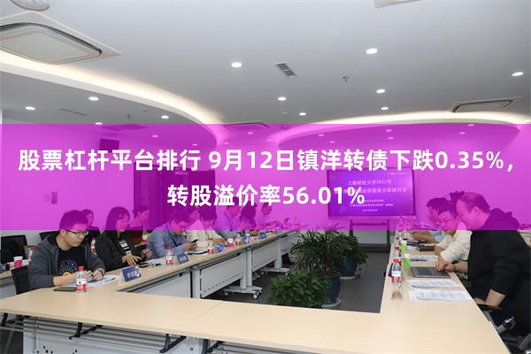 股票杠杆平台排行 9月12日镇洋转债下跌0.35%，转股溢价率56.01%