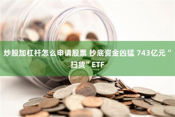 炒股加杠杆怎么申请股票 抄底资金凶猛 743亿元“扫货”ETF