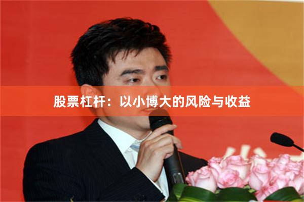 股票杠杆：以小博大的风险与收益