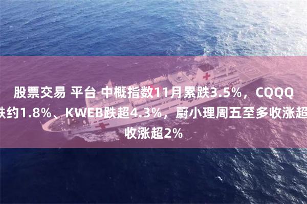 股票交易 平台 中概指数11月累跌3.5%，CQQQ累跌约1.8%、KWEB跌超4.3%，蔚小理周五至多收涨超2%