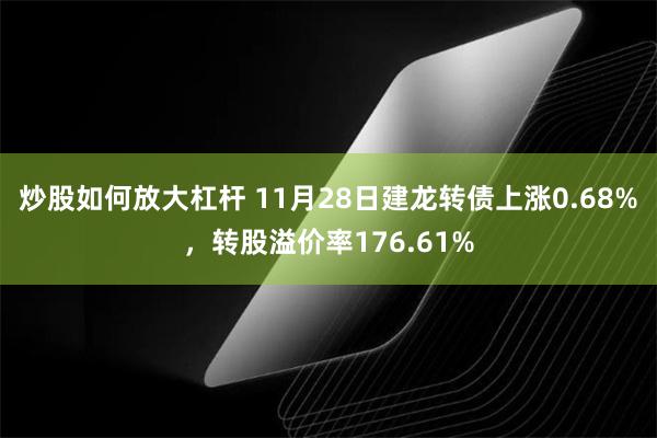 炒股如何放大杠杆 11月28日建龙转债上涨0.68%，转股溢价率176.61%